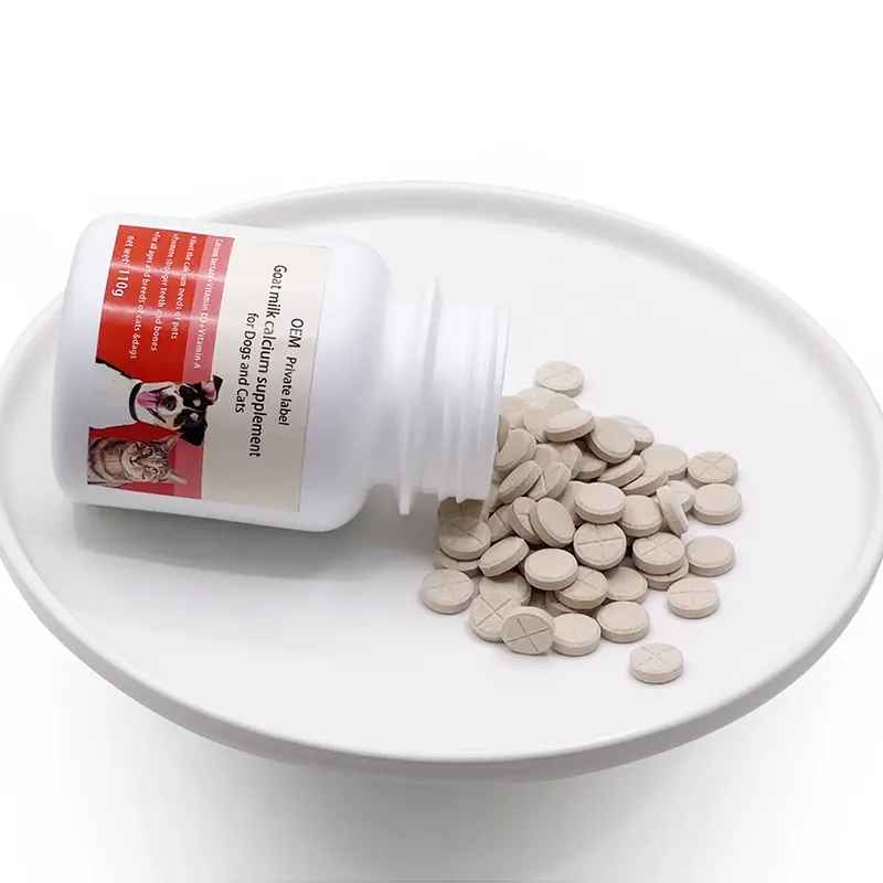 goat milk calcium tablet supplement for dogs and cats