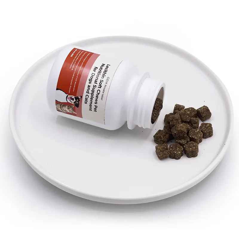 lecithin soft chews pet supplement for dogs and cats