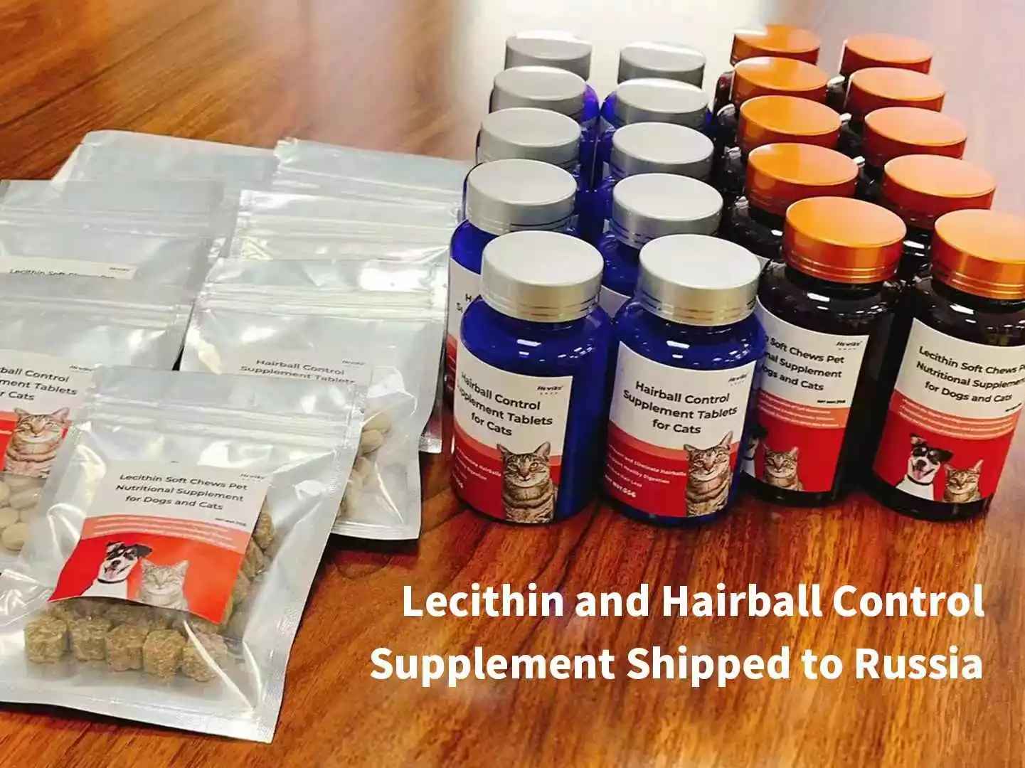 lecithin and hairball control supplement shipped to russia