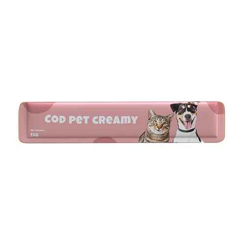 lickable cod creamy cat treat
