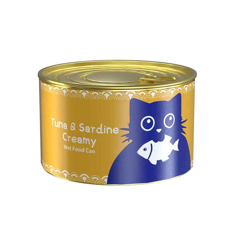 tuna sardine creamy wet food can